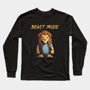 Beast mode for gym Long Sleeve T-Shirt